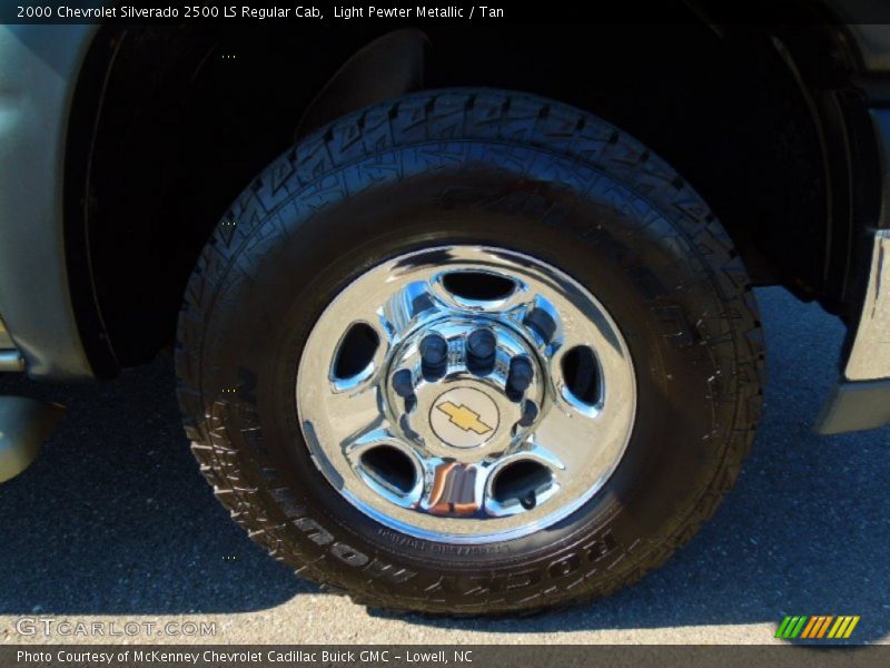 Light Pewter Metallic / Tan 2000 Chevrolet Silverado 2500 LS Regular Cab