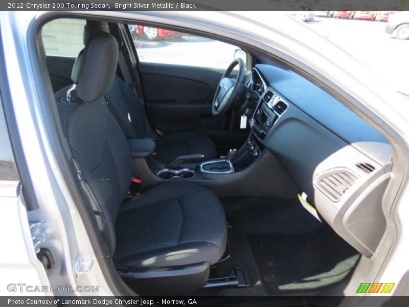 Bright Silver Metallic / Black 2012 Chrysler 200 Touring Sedan