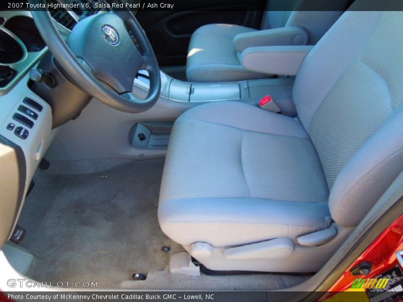 Salsa Red Pearl / Ash Gray 2007 Toyota Highlander V6