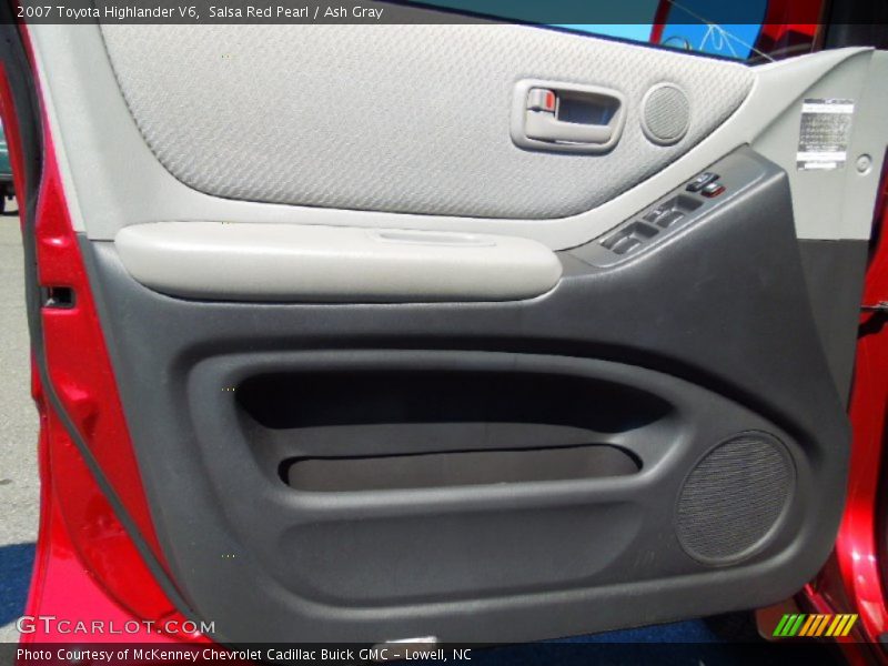 Salsa Red Pearl / Ash Gray 2007 Toyota Highlander V6