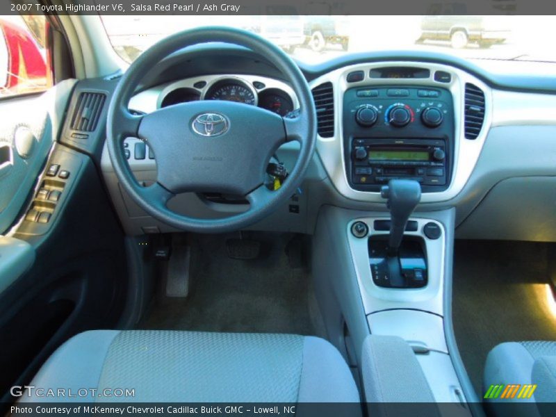 Salsa Red Pearl / Ash Gray 2007 Toyota Highlander V6
