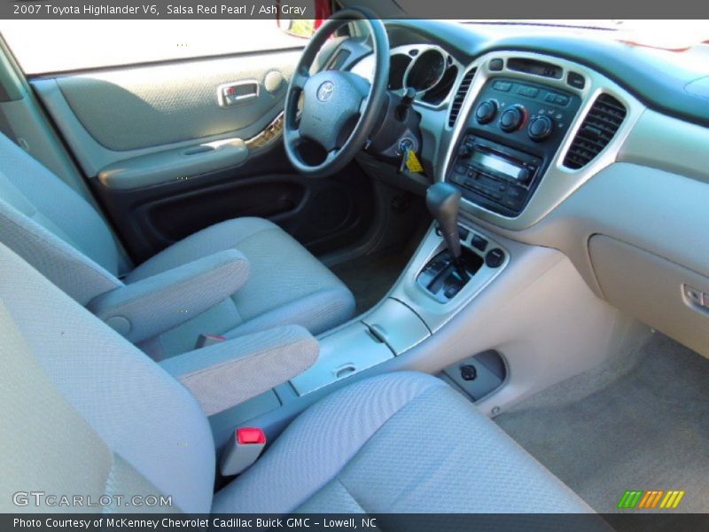 Salsa Red Pearl / Ash Gray 2007 Toyota Highlander V6