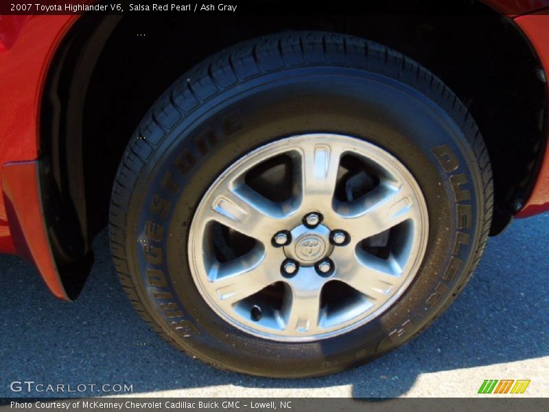 Salsa Red Pearl / Ash Gray 2007 Toyota Highlander V6