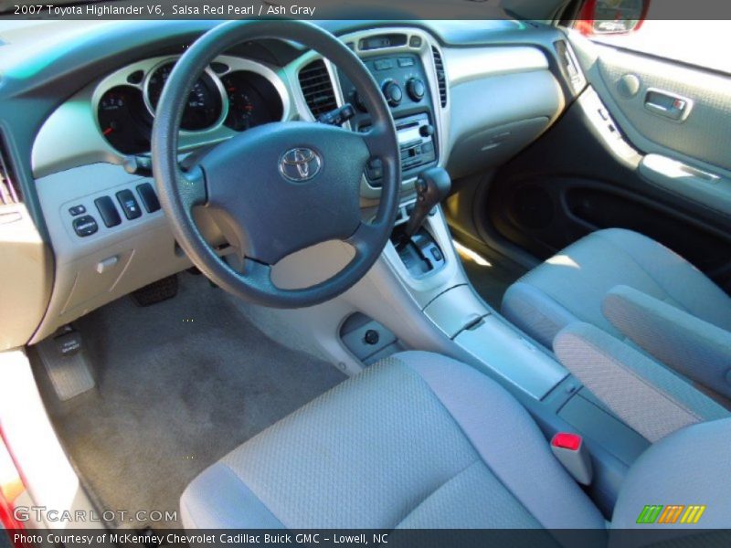 Salsa Red Pearl / Ash Gray 2007 Toyota Highlander V6