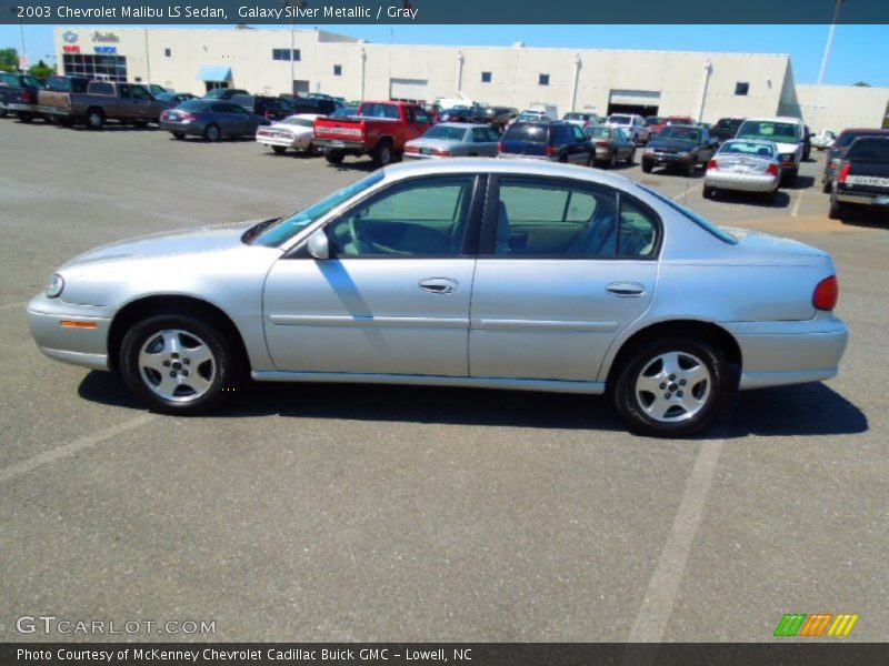 Galaxy Silver Metallic / Gray 2003 Chevrolet Malibu LS Sedan