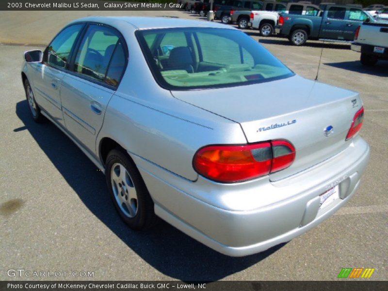 Galaxy Silver Metallic / Gray 2003 Chevrolet Malibu LS Sedan