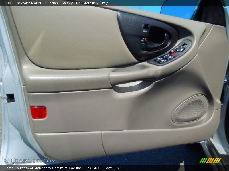 Galaxy Silver Metallic / Gray 2003 Chevrolet Malibu LS Sedan