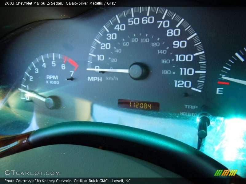Galaxy Silver Metallic / Gray 2003 Chevrolet Malibu LS Sedan