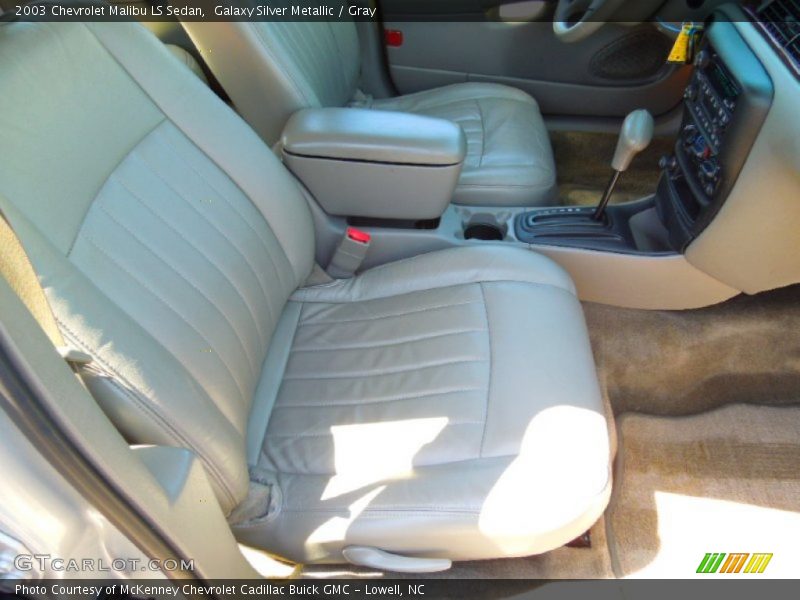 Galaxy Silver Metallic / Gray 2003 Chevrolet Malibu LS Sedan
