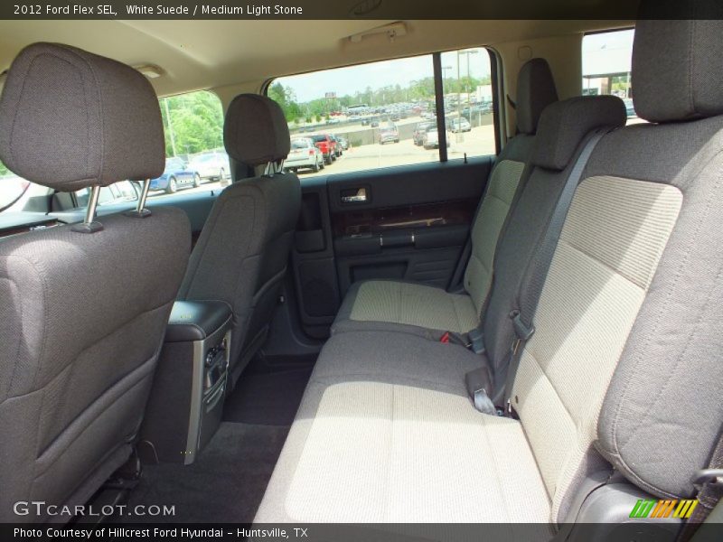 White Suede / Medium Light Stone 2012 Ford Flex SEL
