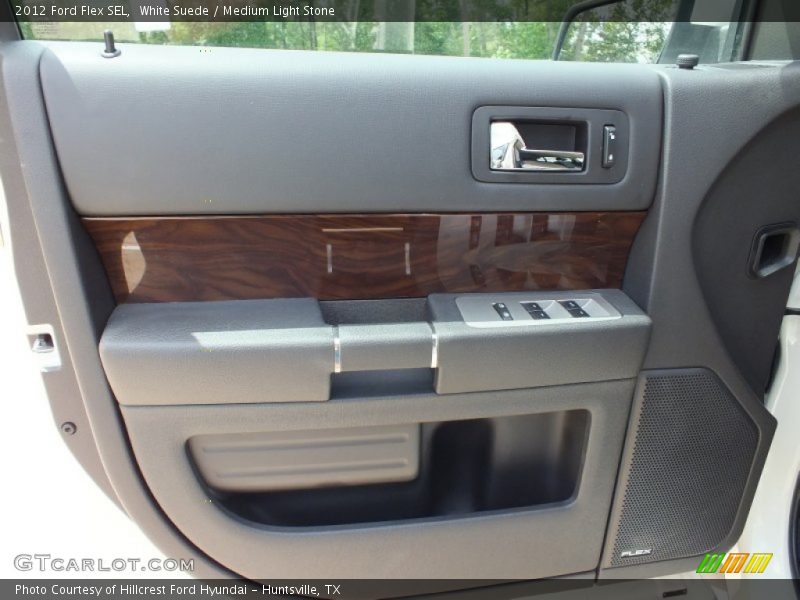White Suede / Medium Light Stone 2012 Ford Flex SEL
