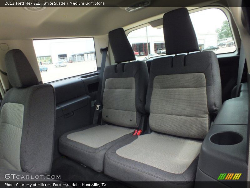 White Suede / Medium Light Stone 2012 Ford Flex SEL