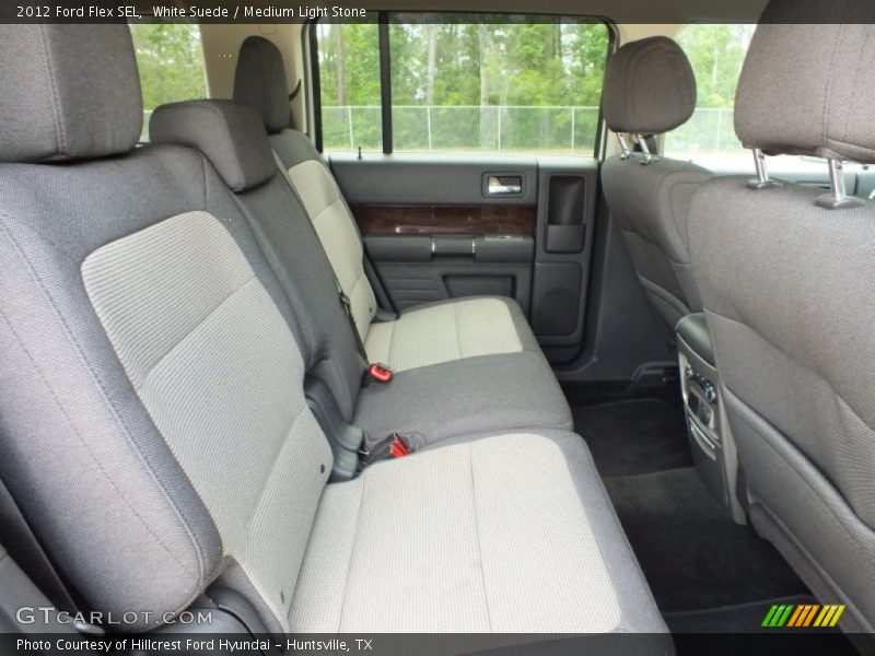 White Suede / Medium Light Stone 2012 Ford Flex SEL