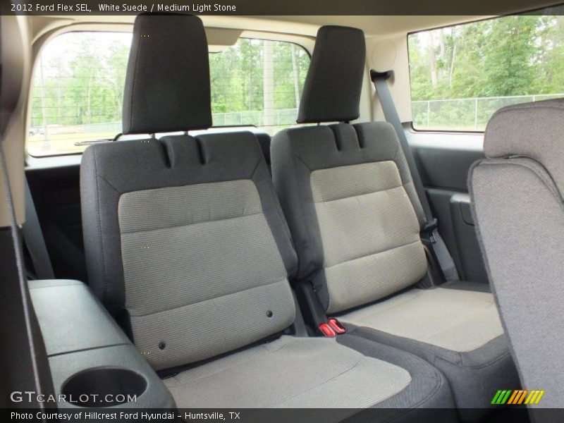 White Suede / Medium Light Stone 2012 Ford Flex SEL