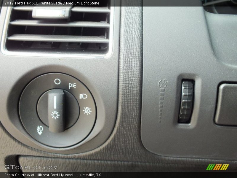 White Suede / Medium Light Stone 2012 Ford Flex SEL