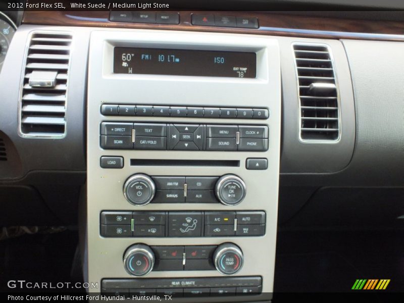 White Suede / Medium Light Stone 2012 Ford Flex SEL