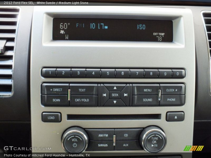 White Suede / Medium Light Stone 2012 Ford Flex SEL