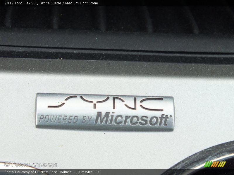 White Suede / Medium Light Stone 2012 Ford Flex SEL