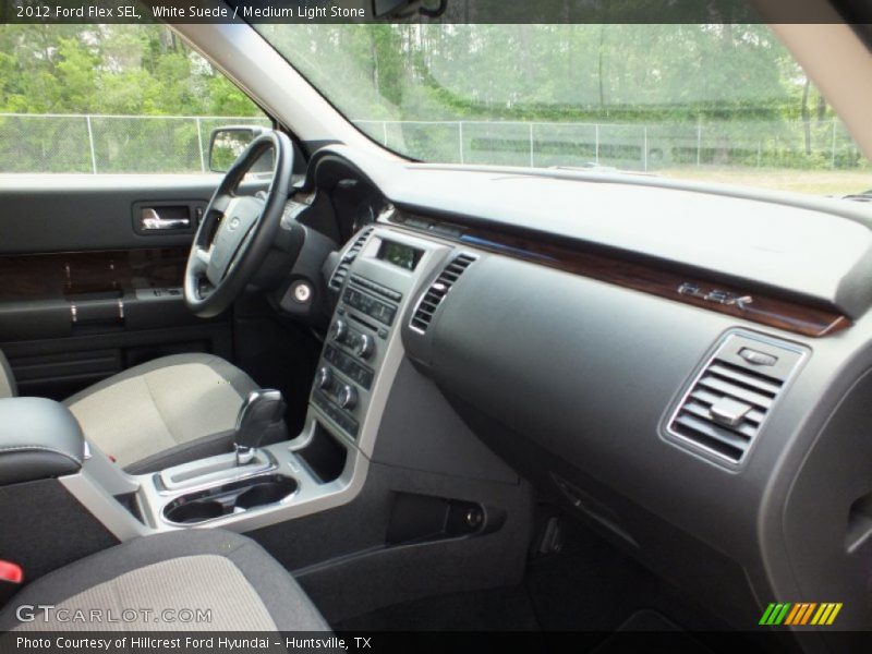 White Suede / Medium Light Stone 2012 Ford Flex SEL