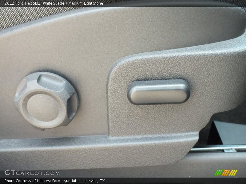 White Suede / Medium Light Stone 2012 Ford Flex SEL