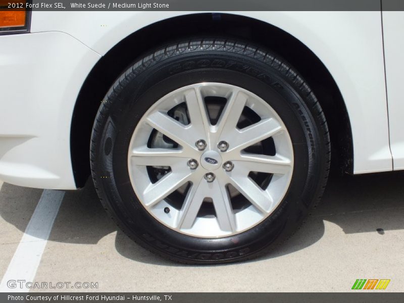 White Suede / Medium Light Stone 2012 Ford Flex SEL