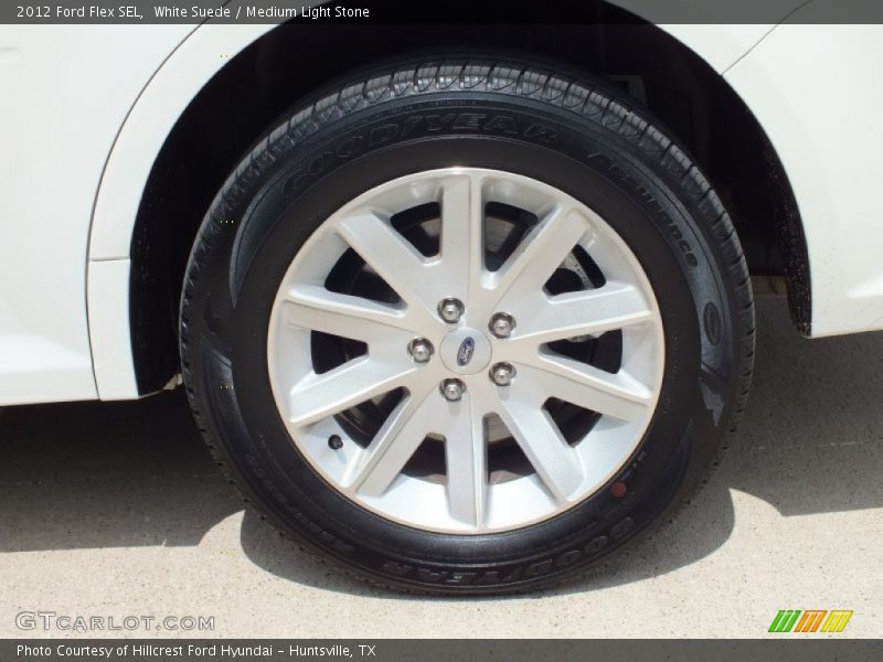 White Suede / Medium Light Stone 2012 Ford Flex SEL