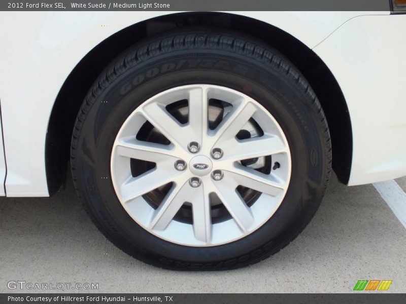 White Suede / Medium Light Stone 2012 Ford Flex SEL