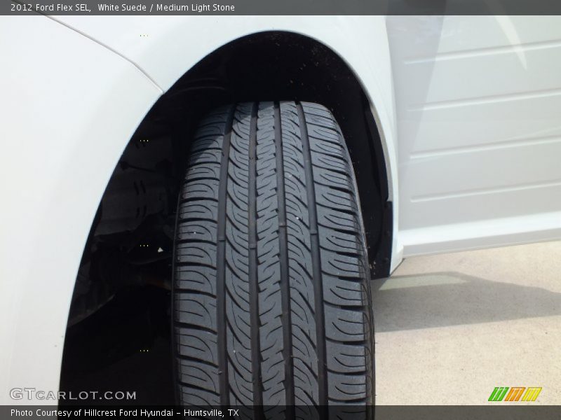 White Suede / Medium Light Stone 2012 Ford Flex SEL