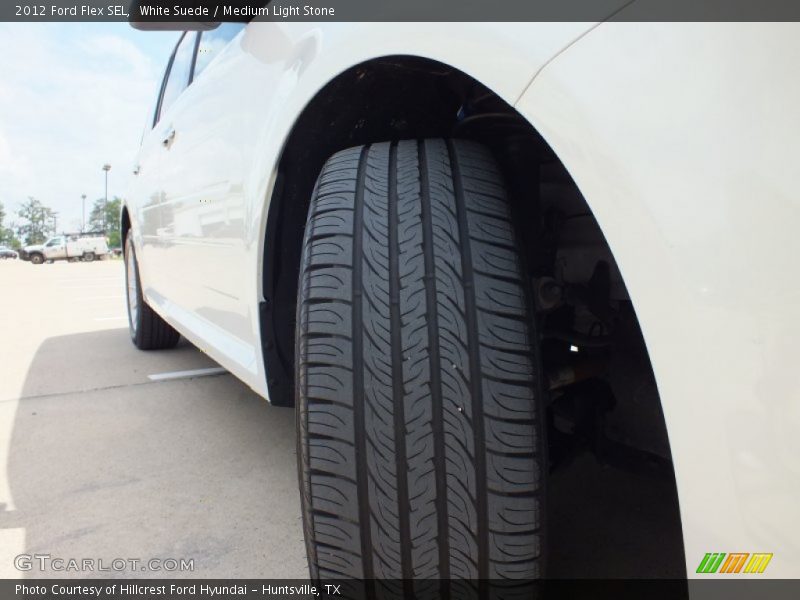 White Suede / Medium Light Stone 2012 Ford Flex SEL