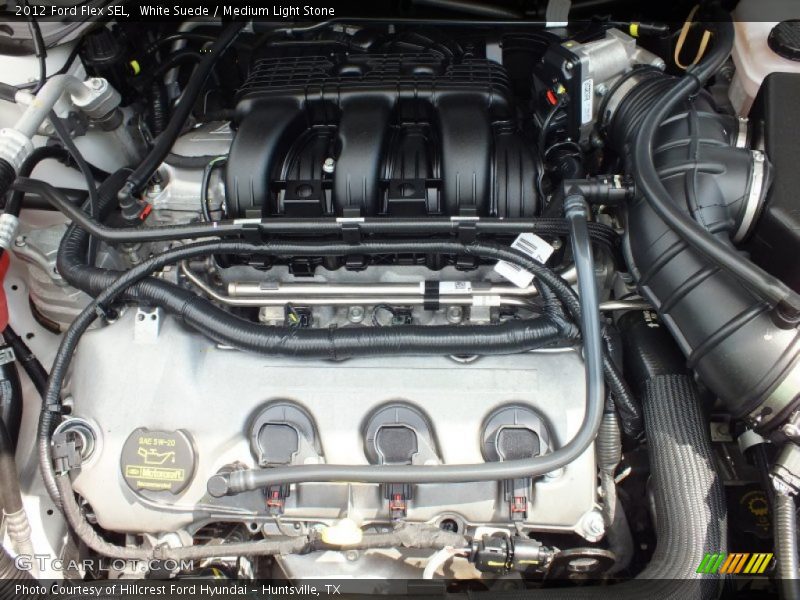 White Suede / Medium Light Stone 2012 Ford Flex SEL