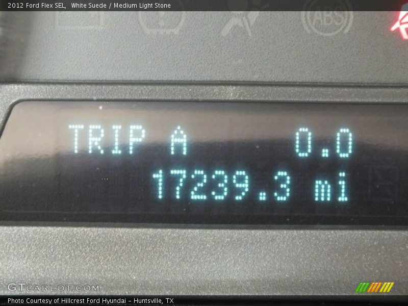 White Suede / Medium Light Stone 2012 Ford Flex SEL