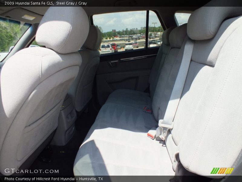 Steel Gray / Gray 2009 Hyundai Santa Fe GLS
