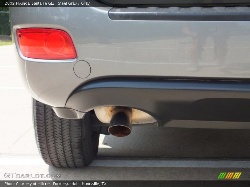 Steel Gray / Gray 2009 Hyundai Santa Fe GLS