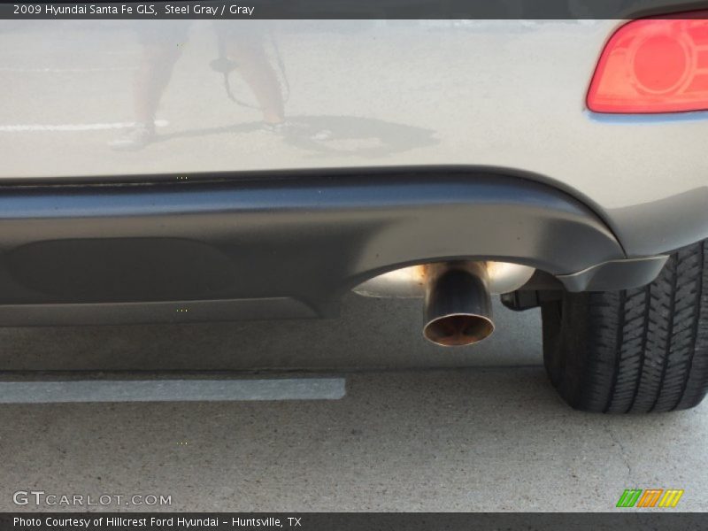 Steel Gray / Gray 2009 Hyundai Santa Fe GLS