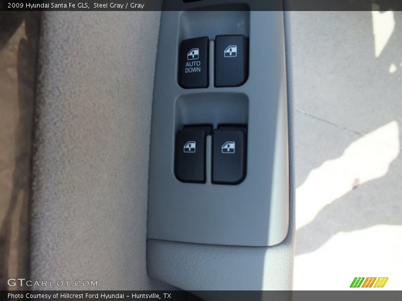 Steel Gray / Gray 2009 Hyundai Santa Fe GLS