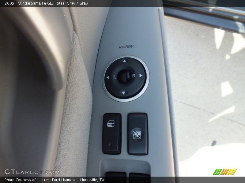 Steel Gray / Gray 2009 Hyundai Santa Fe GLS