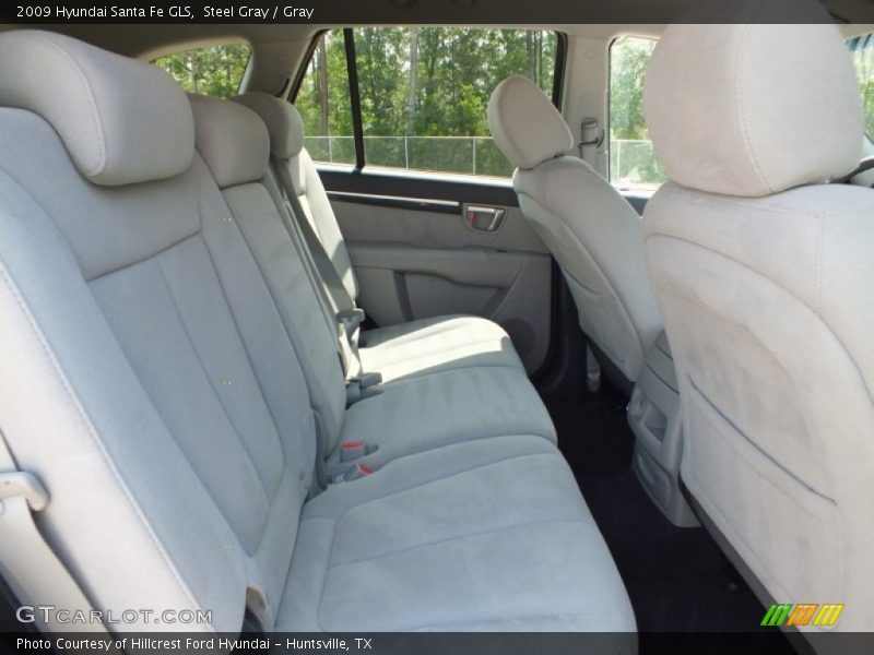Steel Gray / Gray 2009 Hyundai Santa Fe GLS
