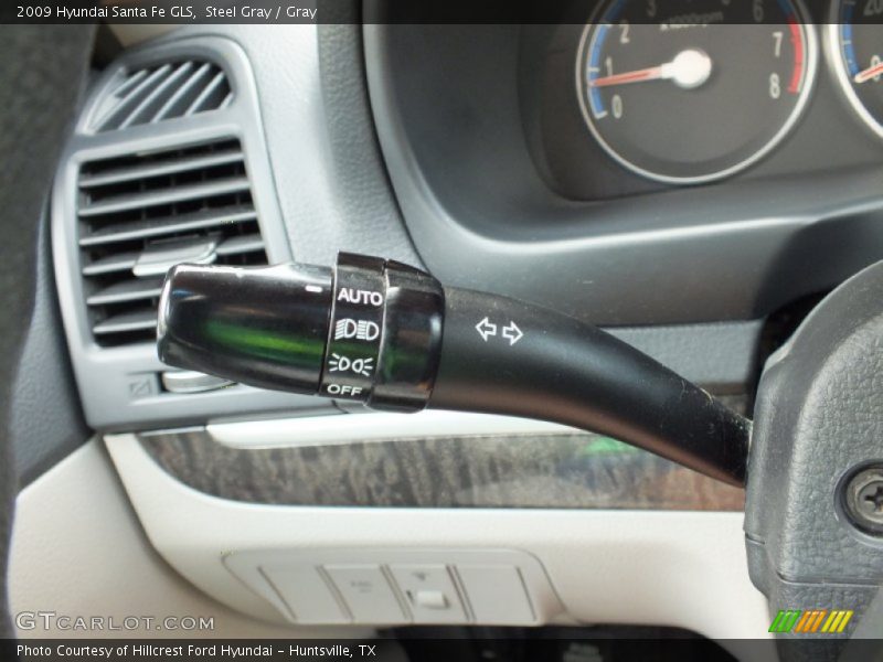Steel Gray / Gray 2009 Hyundai Santa Fe GLS