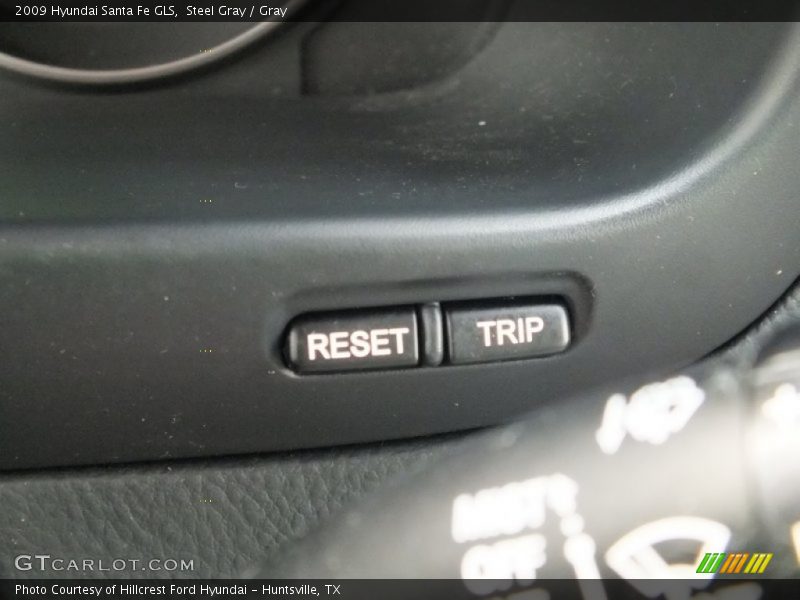Steel Gray / Gray 2009 Hyundai Santa Fe GLS