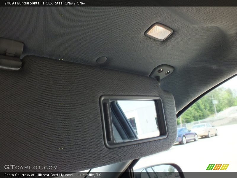 Steel Gray / Gray 2009 Hyundai Santa Fe GLS