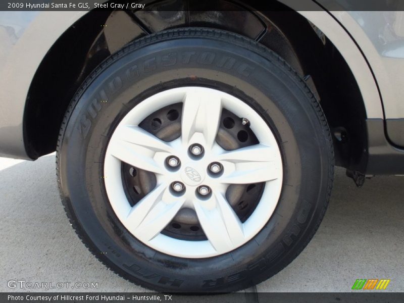Steel Gray / Gray 2009 Hyundai Santa Fe GLS