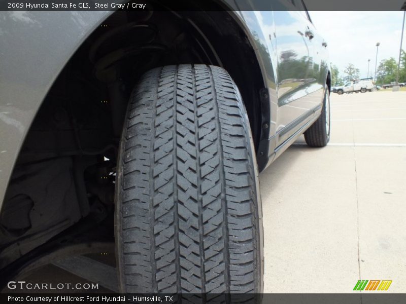 Steel Gray / Gray 2009 Hyundai Santa Fe GLS