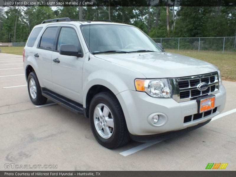 Light Sage Metallic / Camel 2009 Ford Escape XLT