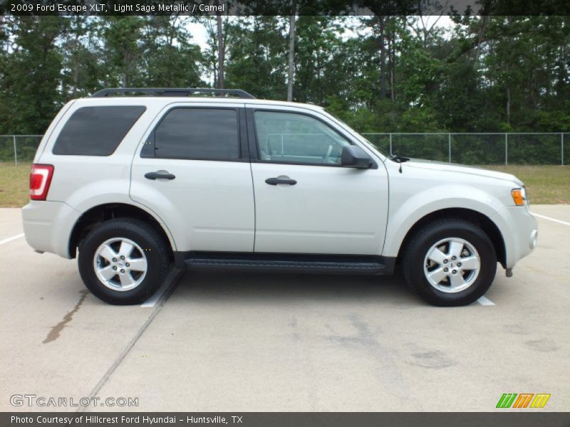 Light Sage Metallic / Camel 2009 Ford Escape XLT