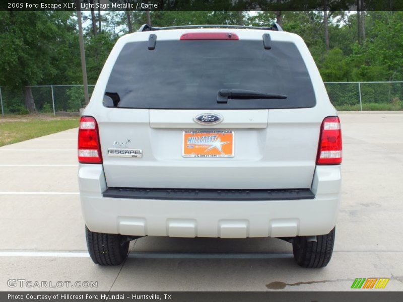Light Sage Metallic / Camel 2009 Ford Escape XLT