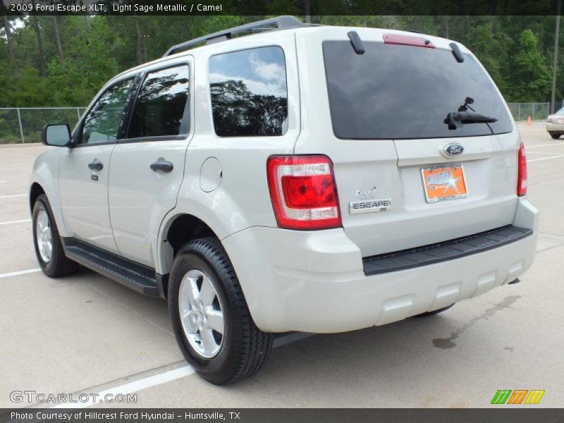 Light Sage Metallic / Camel 2009 Ford Escape XLT