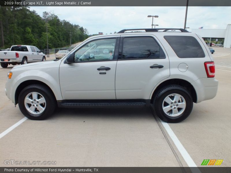 Light Sage Metallic / Camel 2009 Ford Escape XLT