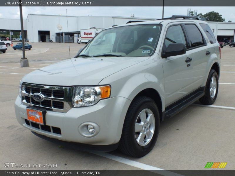 Light Sage Metallic / Camel 2009 Ford Escape XLT