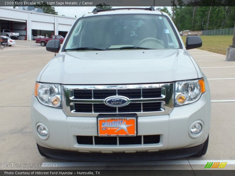 Light Sage Metallic / Camel 2009 Ford Escape XLT