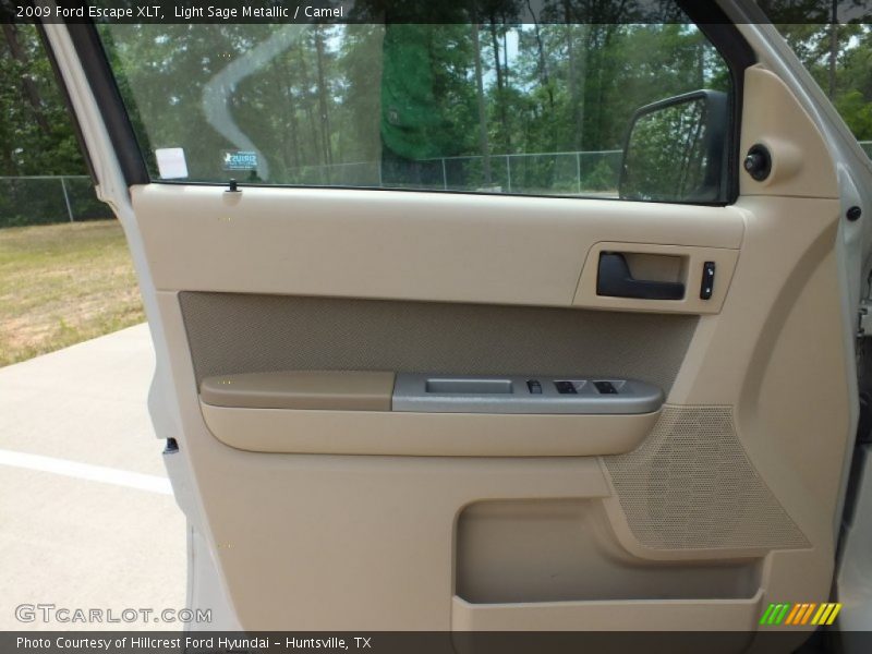 Light Sage Metallic / Camel 2009 Ford Escape XLT